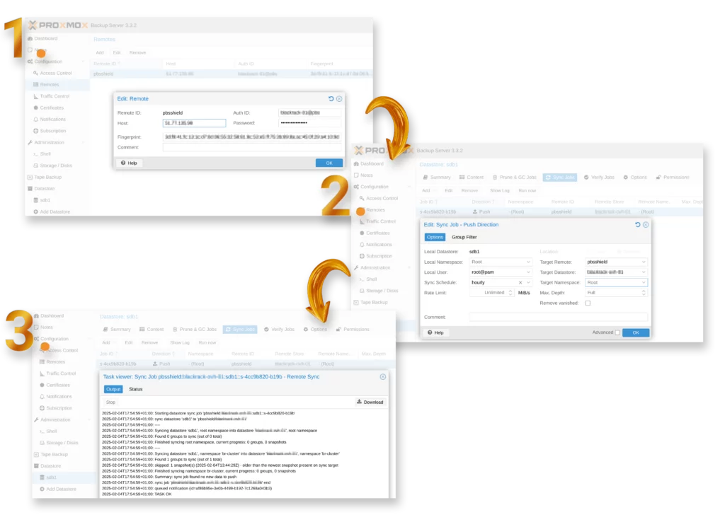 PBS Shield configuration steps